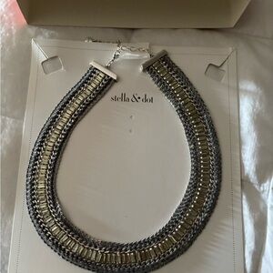 Stella & Dot Metallic Chain Necklace